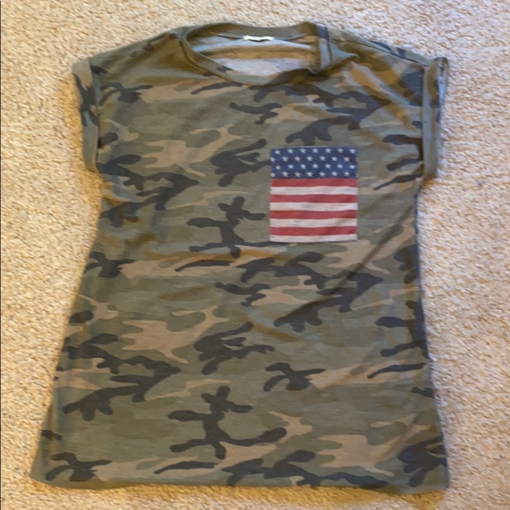 Patriotic camo shirt
